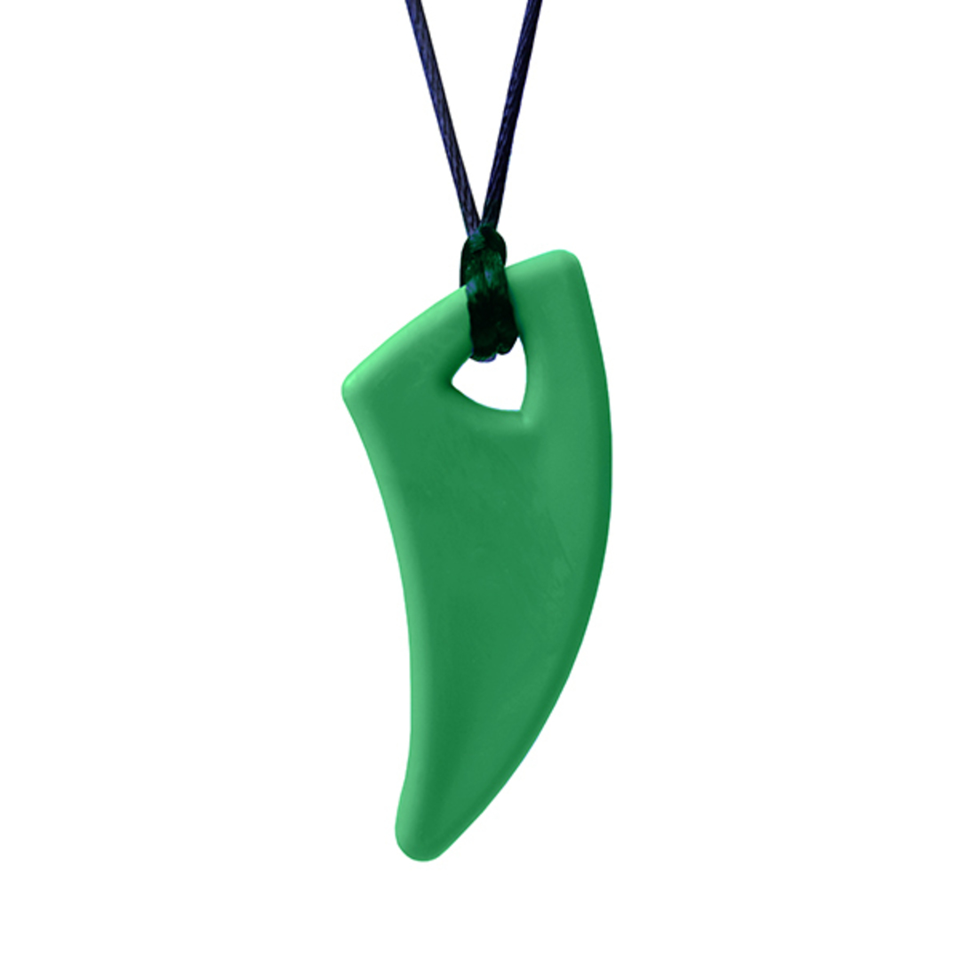  Saber Tooth Chewelry Necklace - Forest Green Xtra Tough image 0